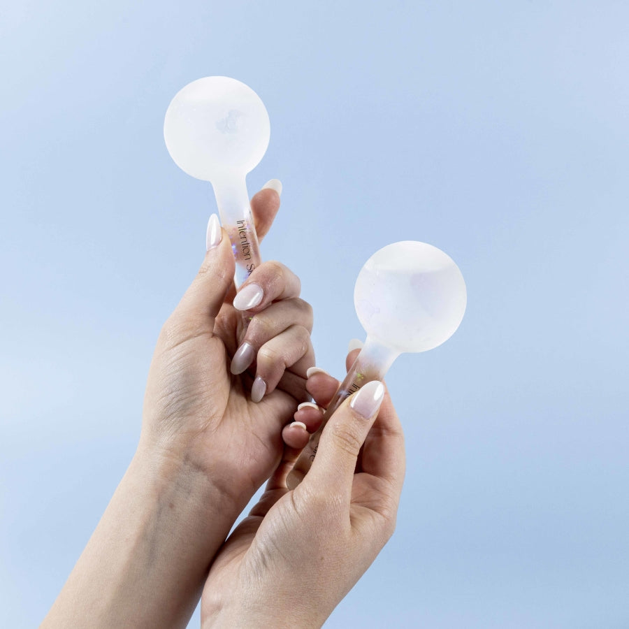 Clear Frozen Globe Face Massagers