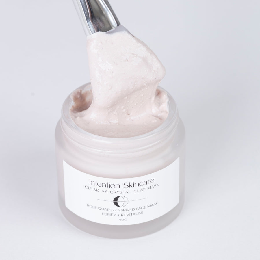 Clear As Crystal Clay Mask | Rose Quartz Pink Clay Mask